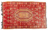 A Morrocan Rug 8 feet 2 inches x 5 feet 4 inches. — 19TH CENTURY