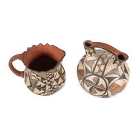 Acoma Pottery Pitcher and Wedding Jar