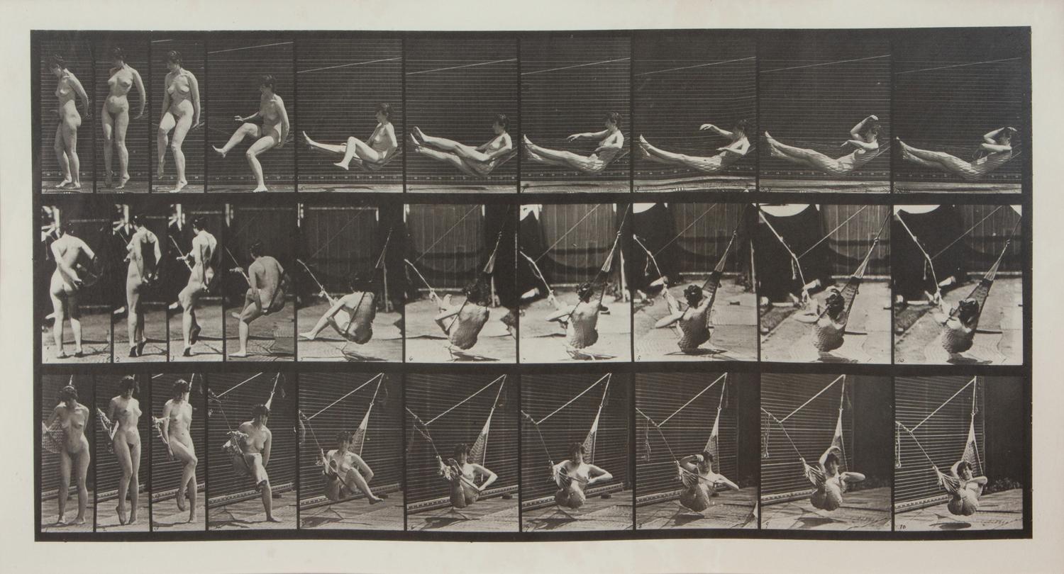 Animal Locomotion: Plate 261 (Woman Getting into Hammock)