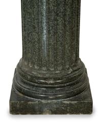 A Continental Fluted Marble Pedestal