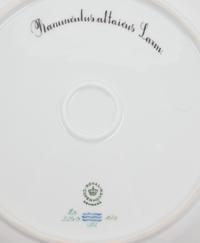 A Royal Copenhagen Flora Danica Shallow Dish and Small Tray
