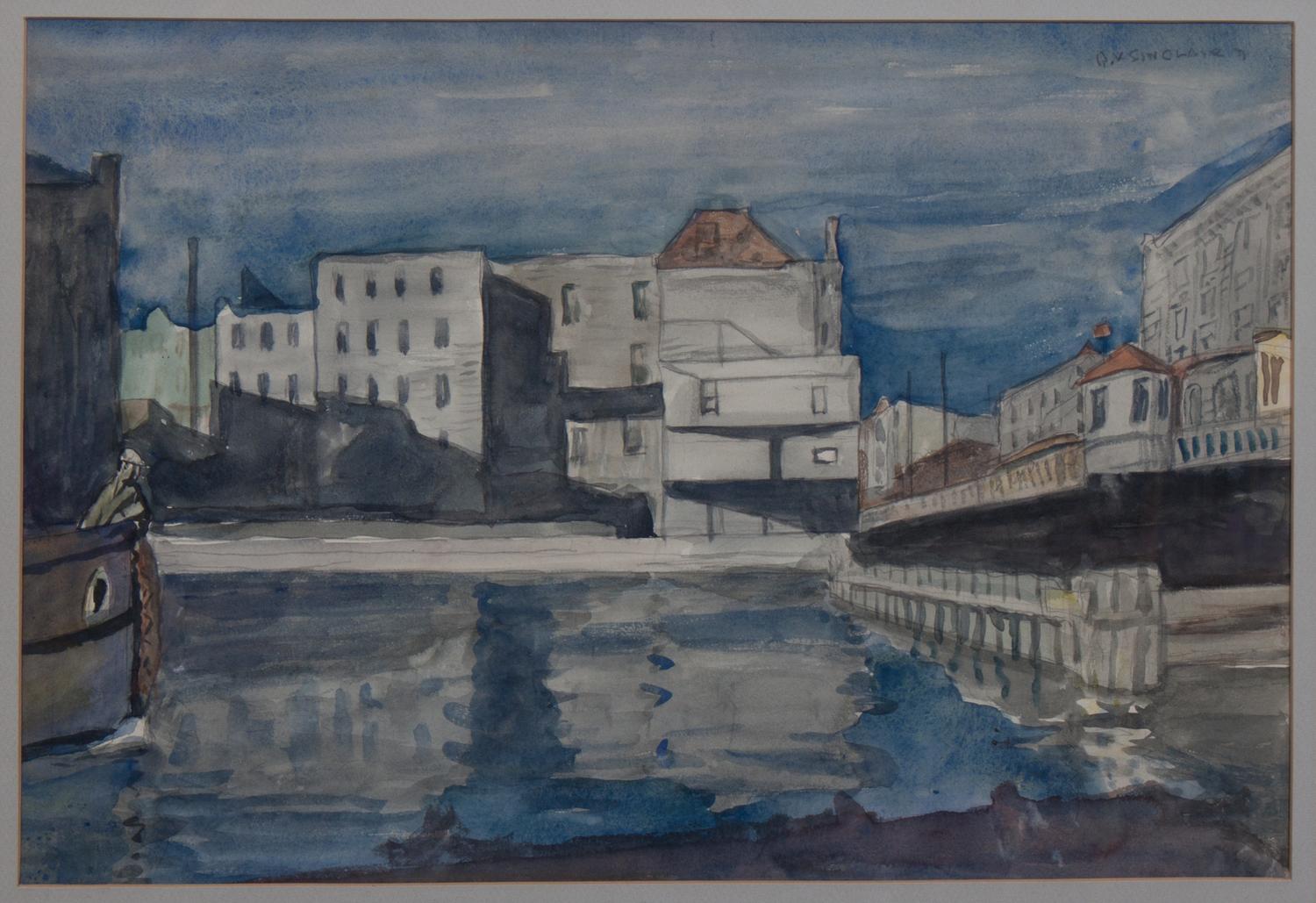 Gerrit Van Sinclair, (Wisconsin, 1890-1955), Milwaukee River