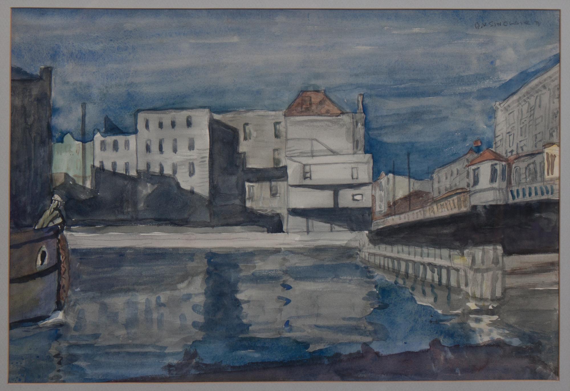 Gerrit Van Sinclair, (Wisconsin, 1890-1955), Milwaukee River