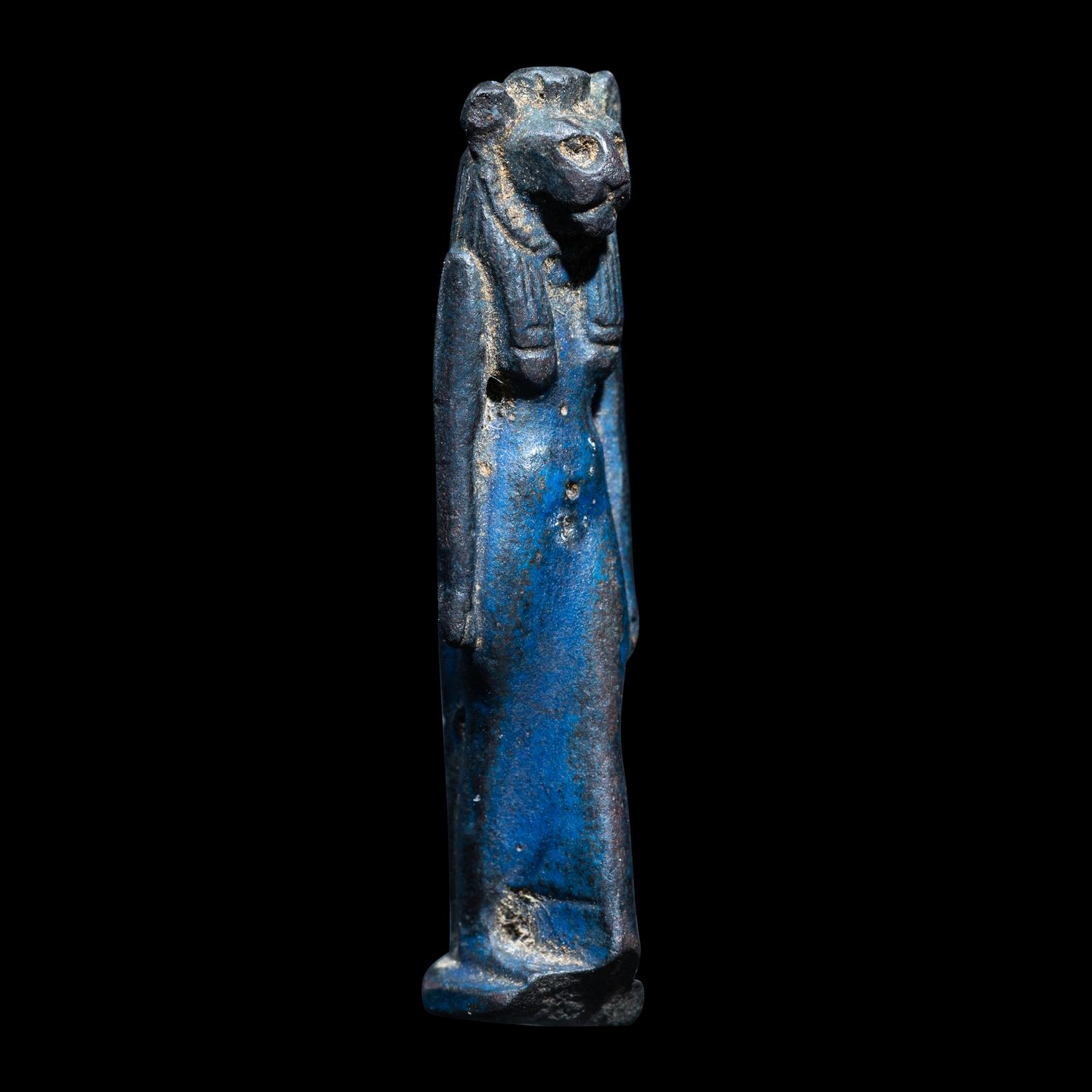 An Egyptian Lapis Lazuli Sekhmet