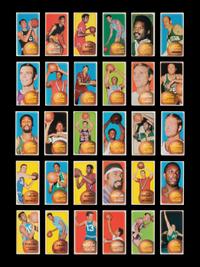 A Near Set of 1970-71 Topps Basketball Cards (172/175)