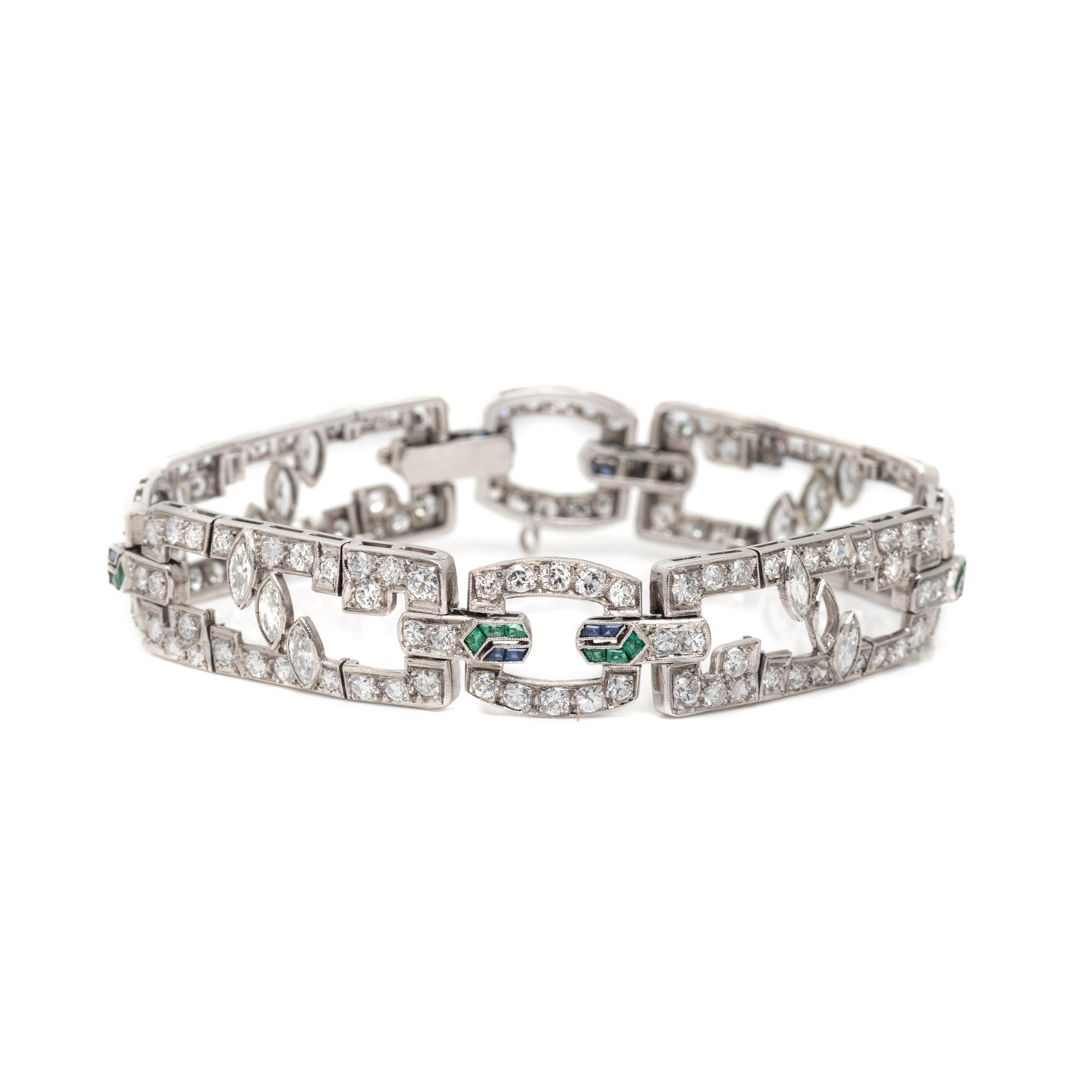 ART DECO, DIAMOND BRACELET