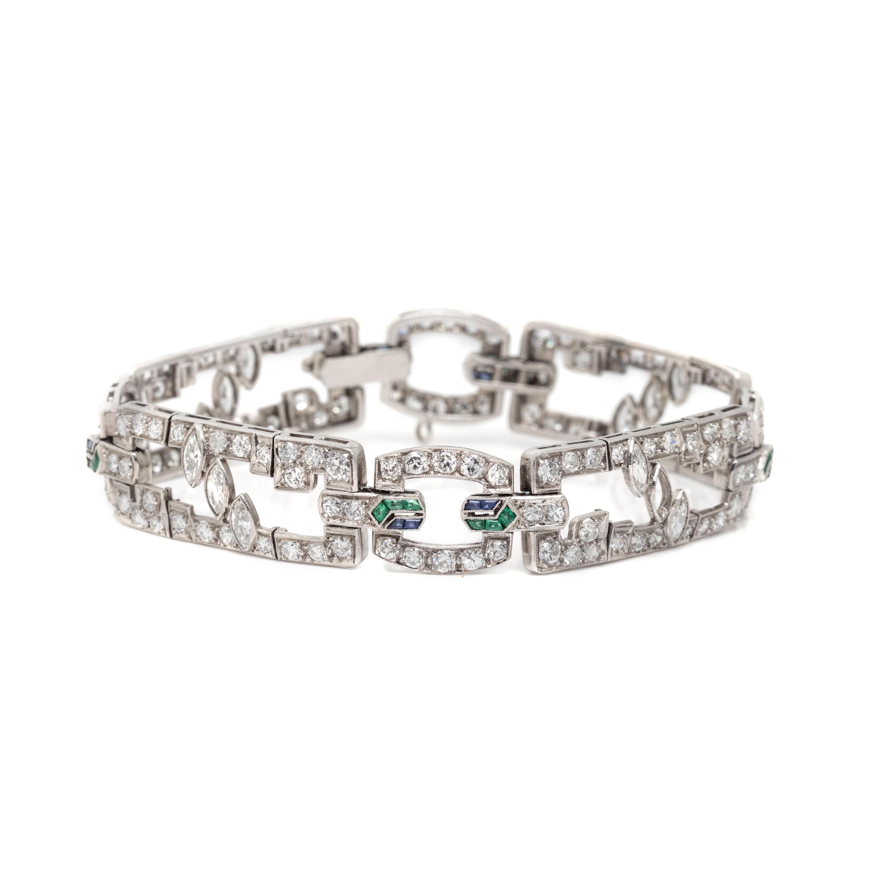 ART DECO, DIAMOND BRACELET