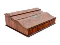 A French Boulle Marquetry and Brass Mounted Kingwood Writing Slope