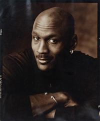 An Original Marc Hauser Signed Autograph Photo Print of Michael Jordan,