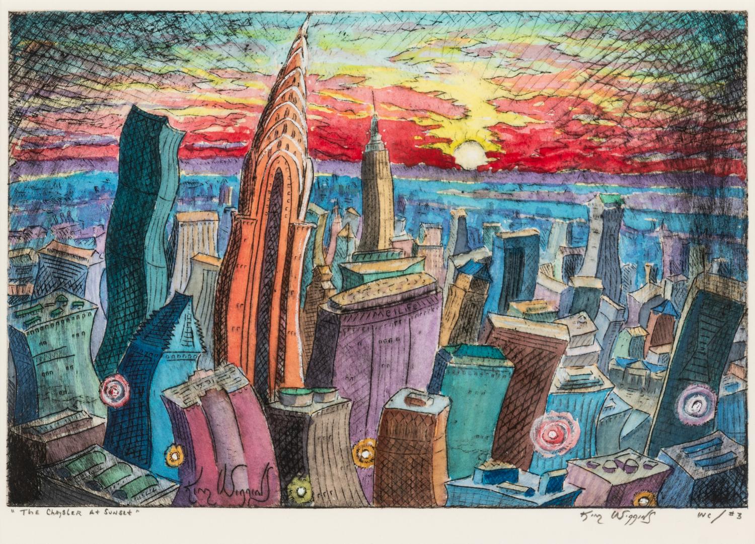 The Chrysler at Sunset , WC/#3