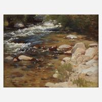 Hamilton Hamilton (American, 1847-1928) Rushing Stream