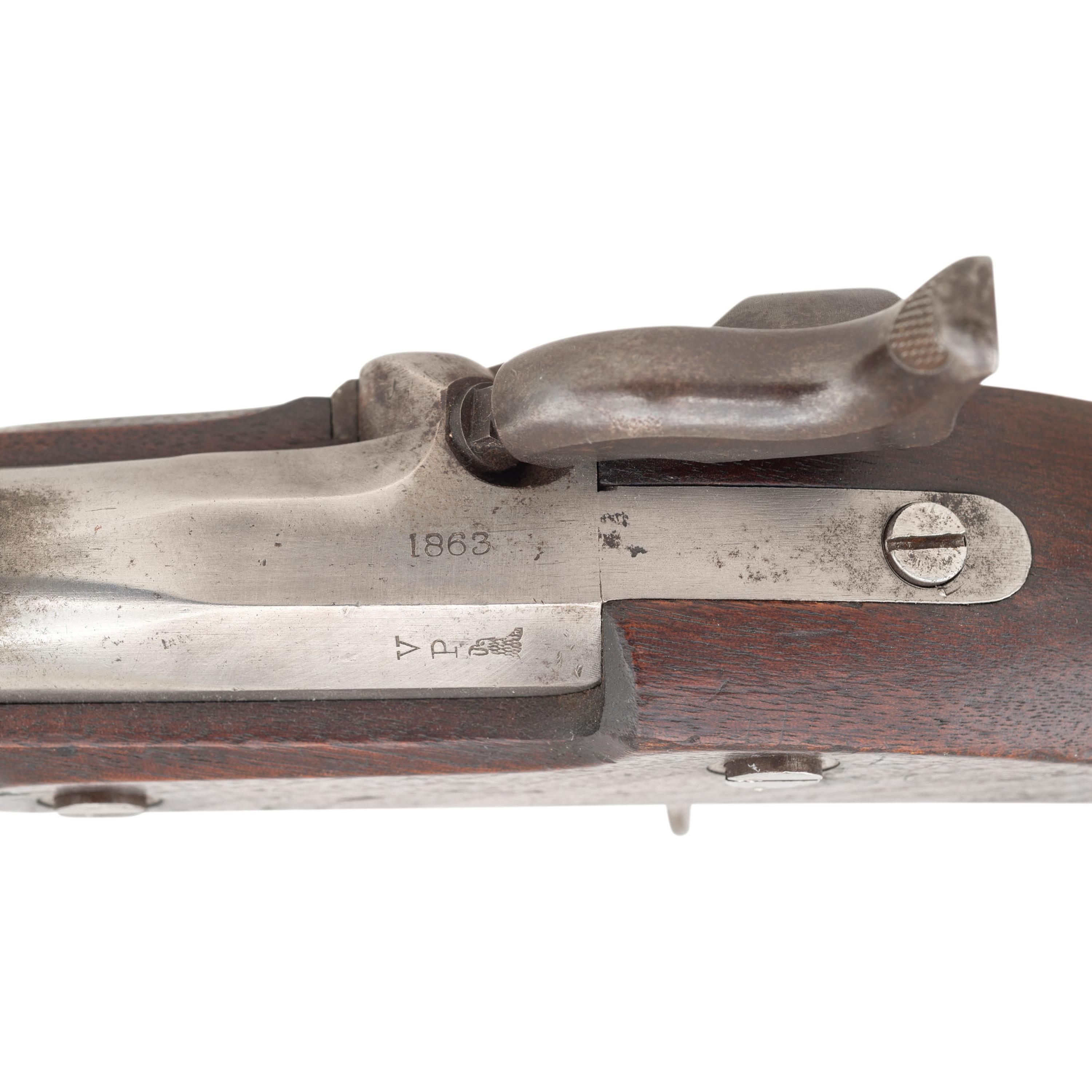 US Model 1863 Rifle Musket by Springfield Arsenal with Whitney Marked Stock