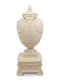 A Large Wedgwood Queensware Urn