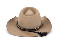 A Stetson Cowboy Hat Accompanied by a Photograph of Secretary Albright