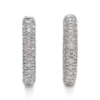 DIAMOND HOOP EARRINGS