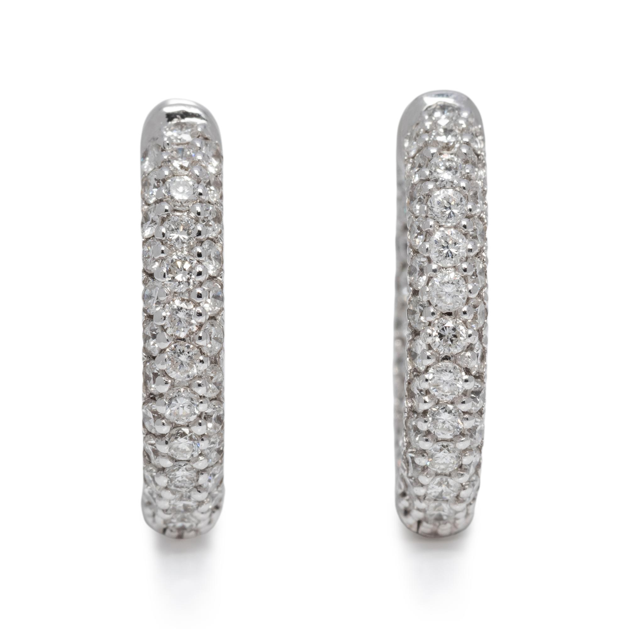 DIAMOND HOOP EARRINGS