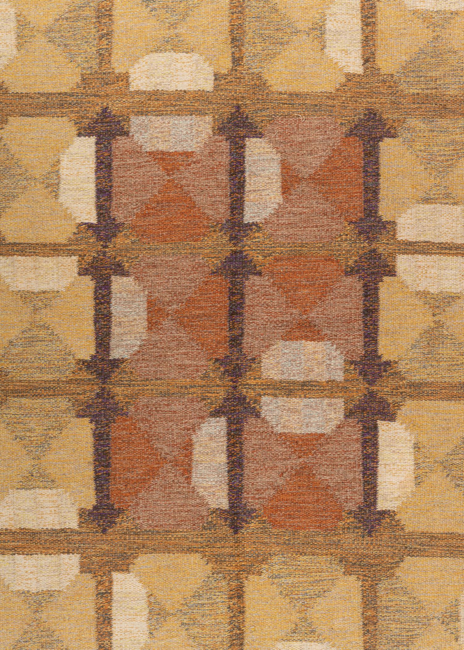 'Harsyra' Flatweave Rug from the 'Treklang' Series Alestalon Mattokutomo, Finland