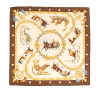 An Hermes Silk Jacquard Scarf, 35 x 35 inches.
