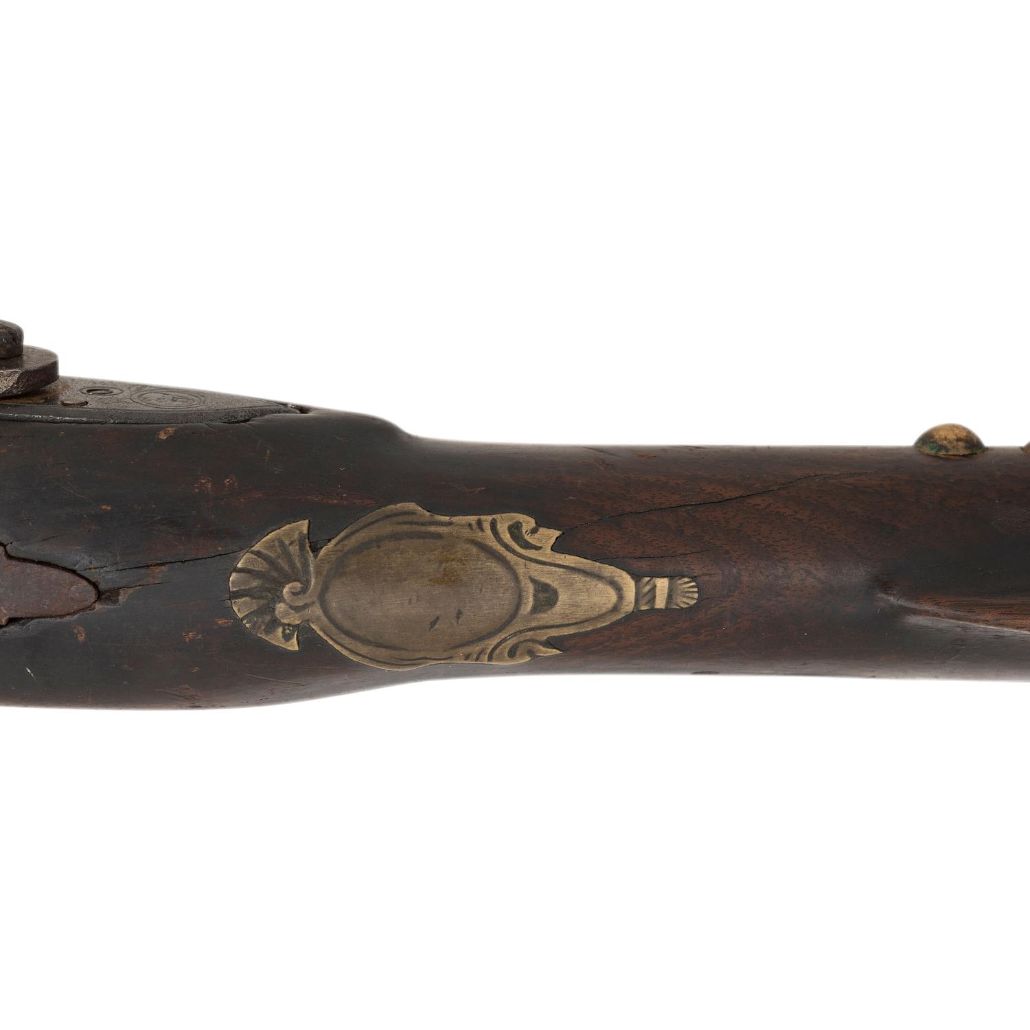 Tack Decorated Percussion Altered Northwest Chief's Grade Trade Gun by Ketland