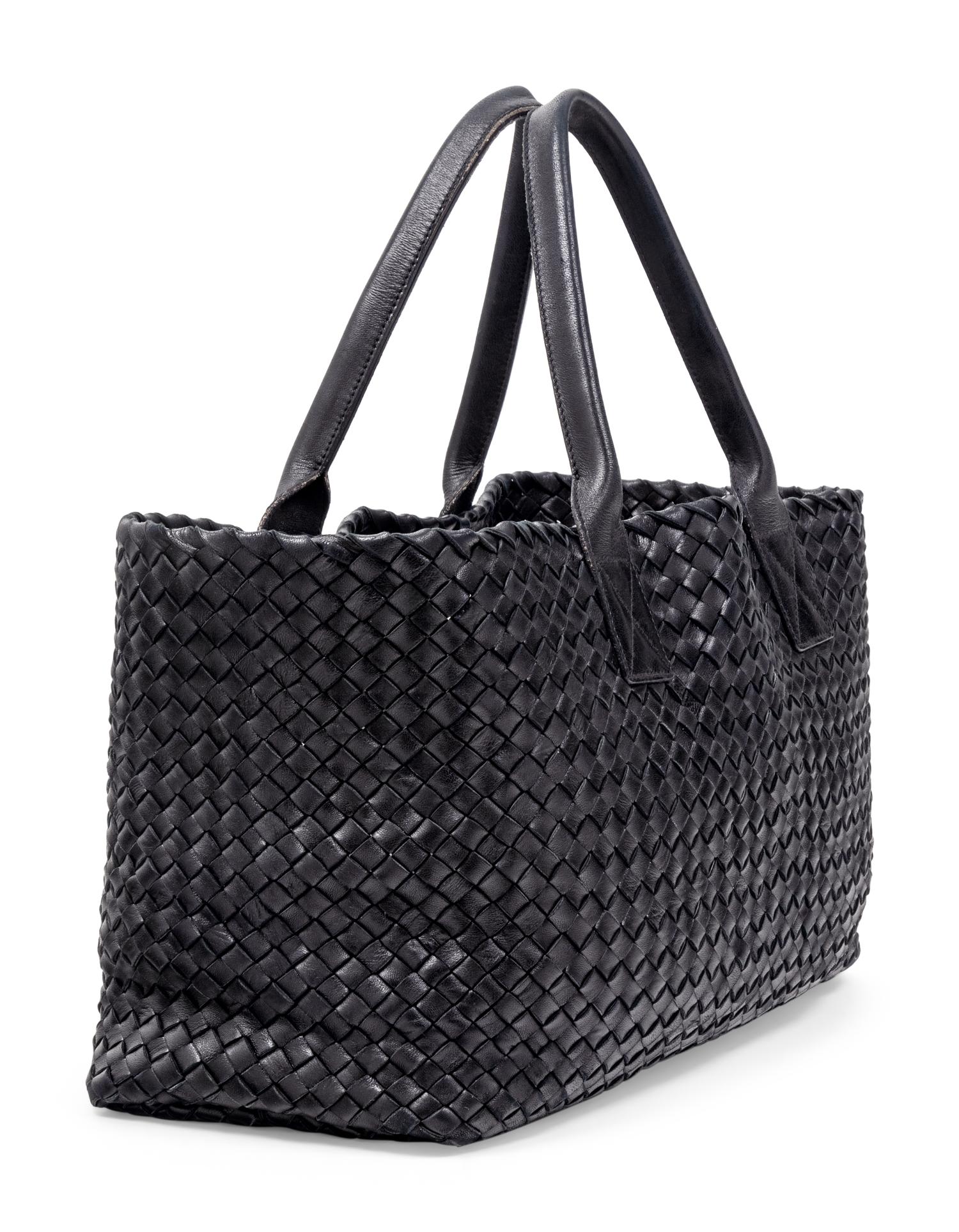 Bottega Veneta Limited Edition Intrecciato Leather Medium Cabat Tote Bag