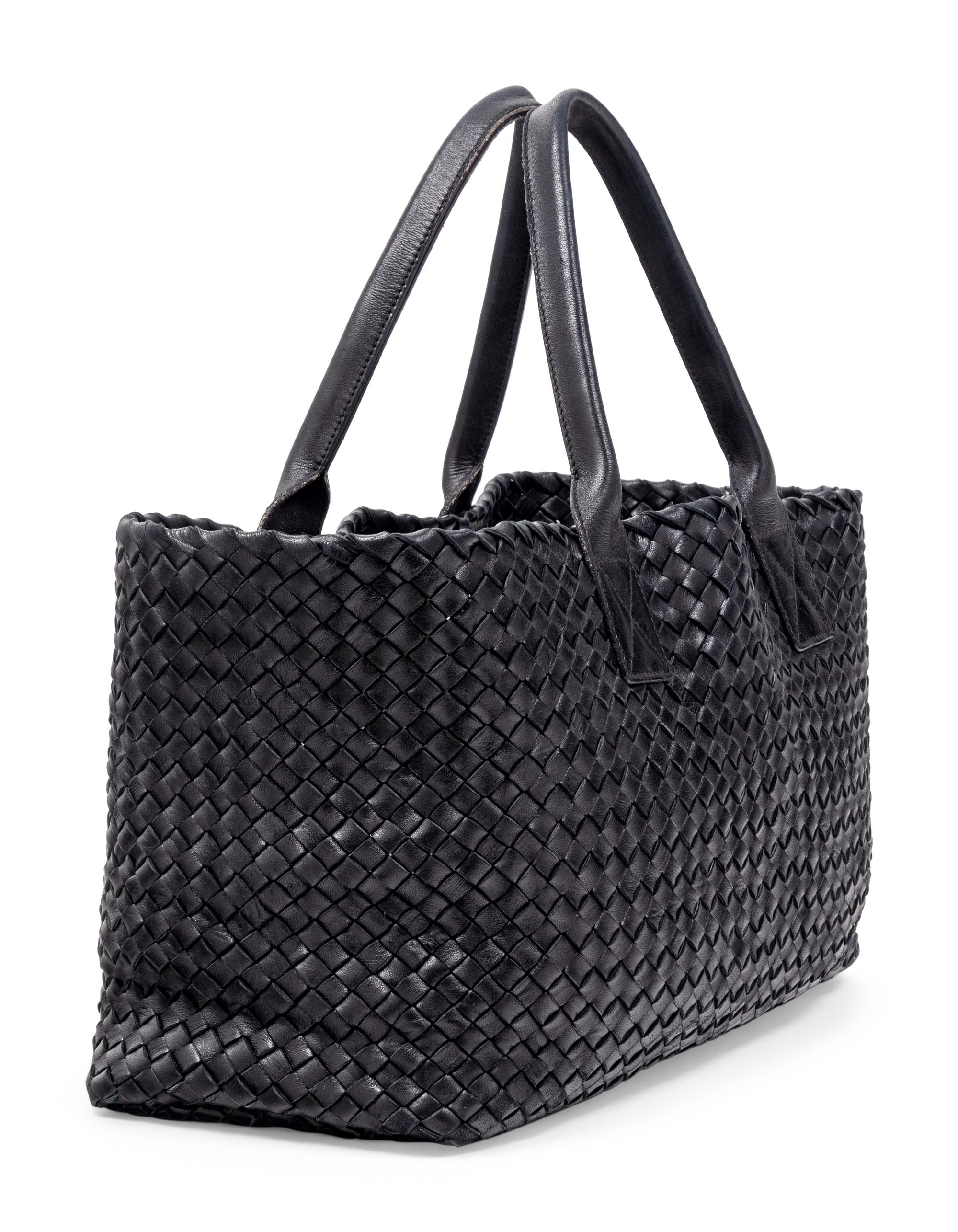 Bottega Veneta Limited Edition Intrecciato Leather Medium Cabat Tote Bag
