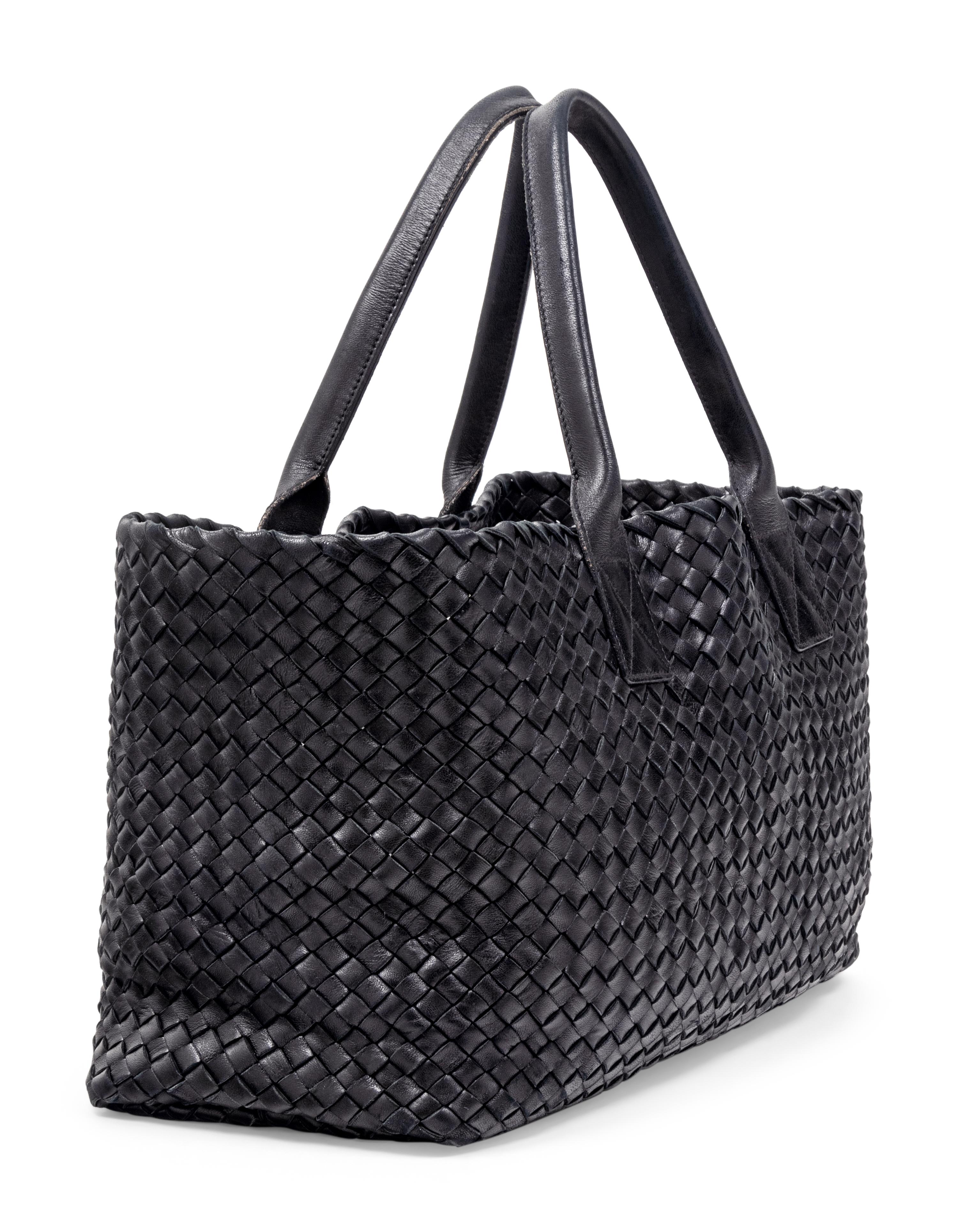 Bottega Veneta Limited Edition Intrecciato Leather Medium Cabat Tote Bag
