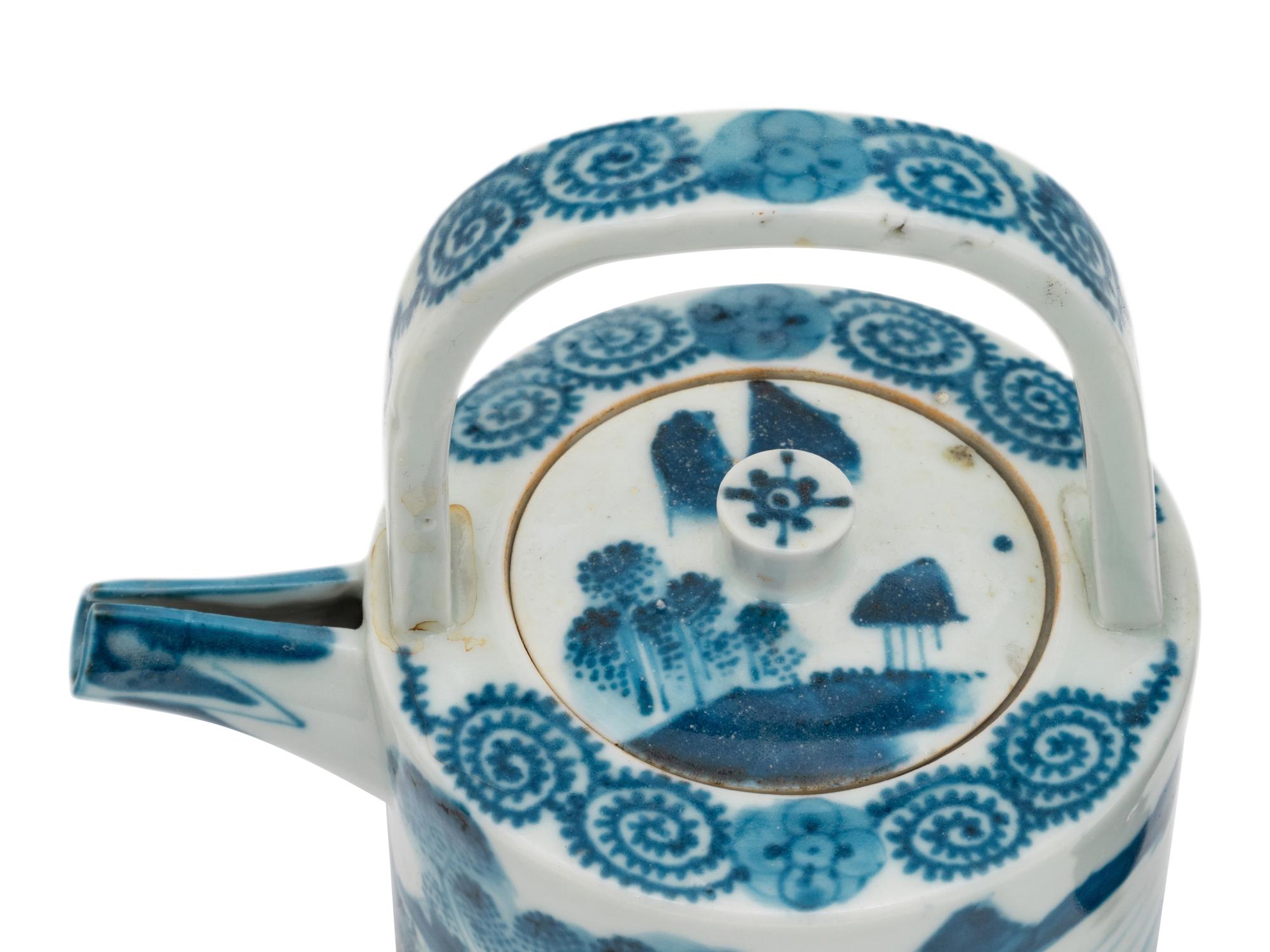 Three Chinese Porcelain Teapots
