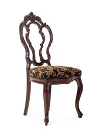 A Set of Four Victorian Mahogany Side Chairs