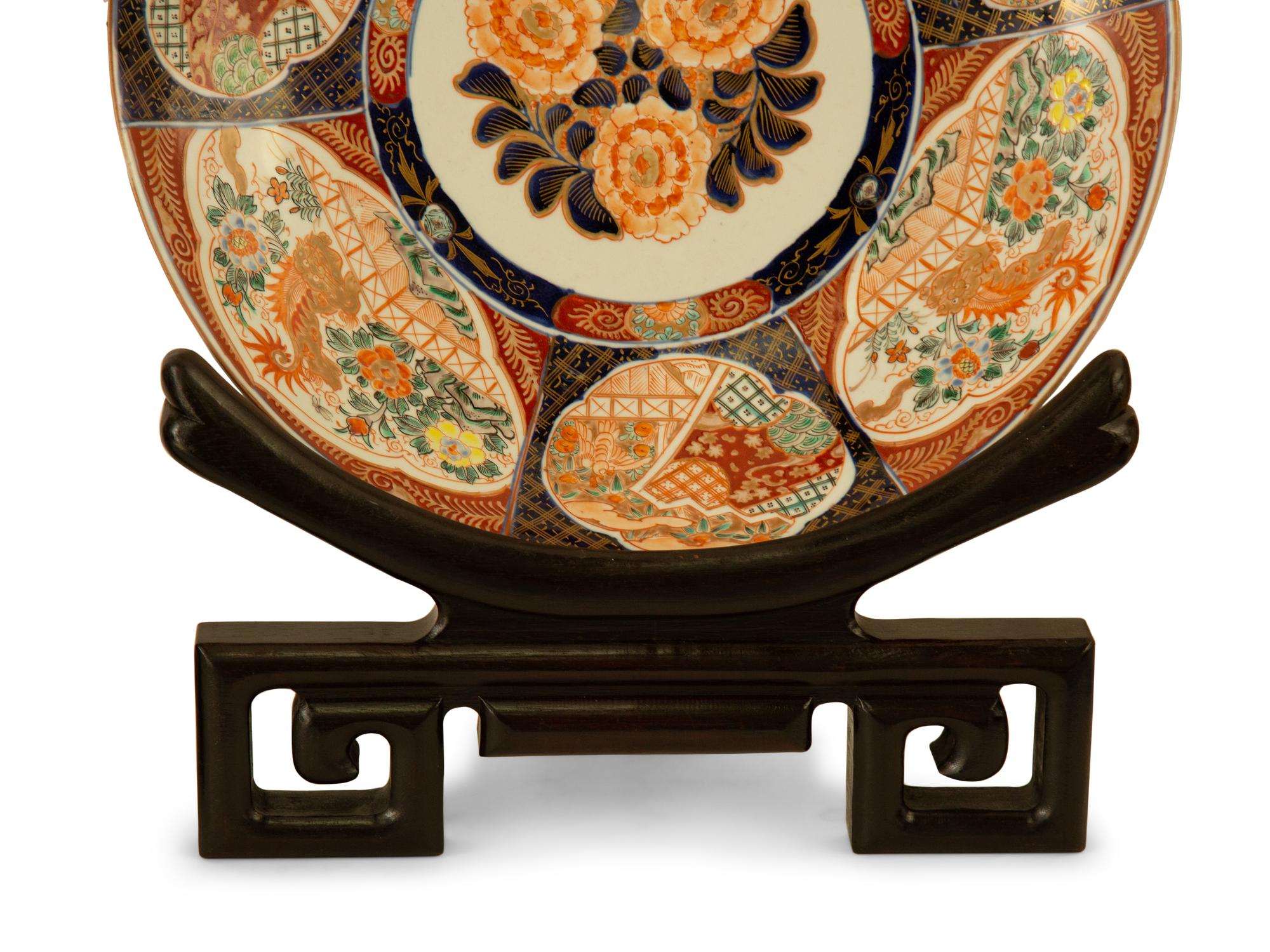 A Pair of Imari Porcelain Chargers
