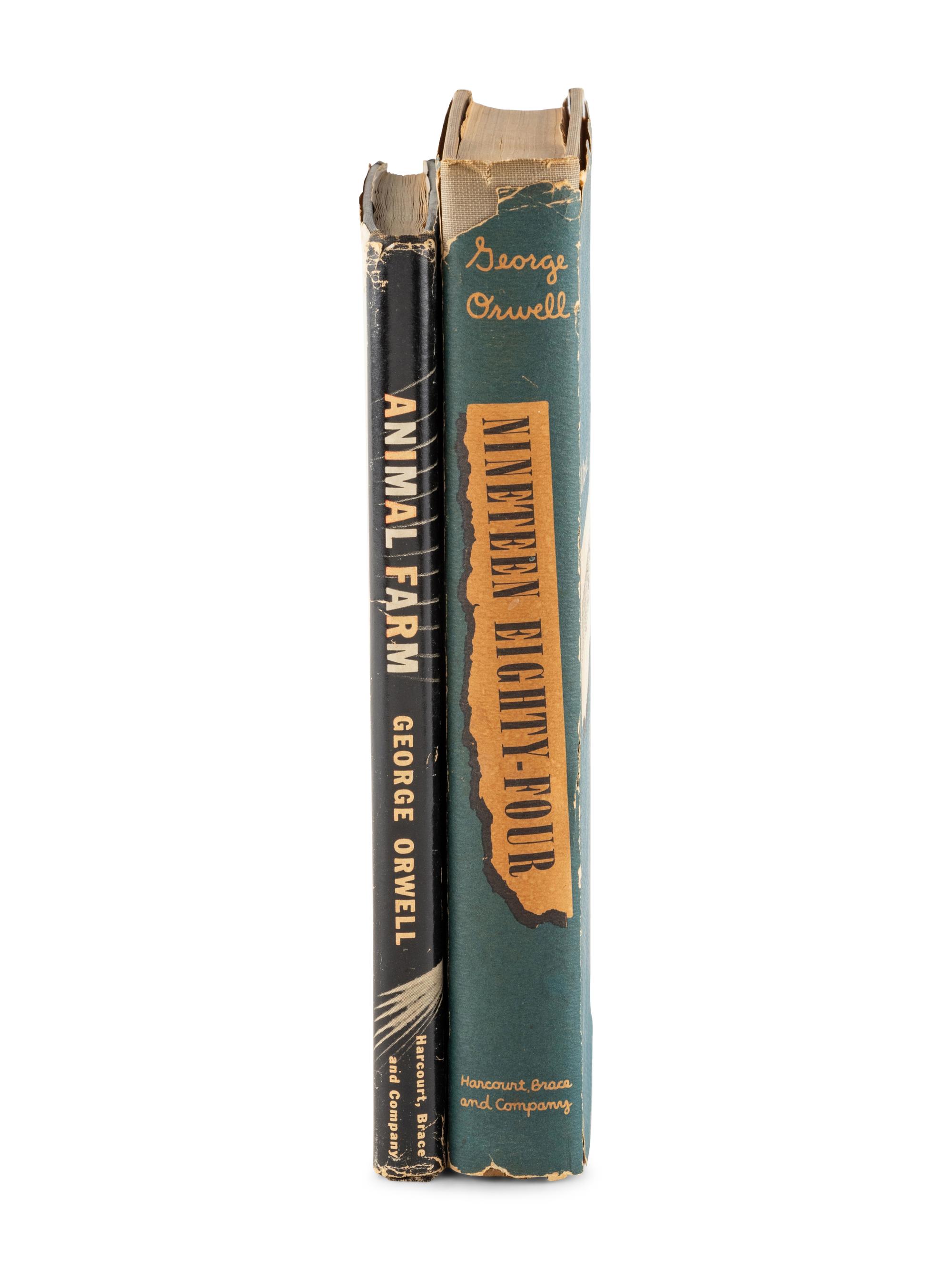 [ORWELL, George (1903-1950) - AMERICAN EDITIONS]. A group of 3 works, comprising: