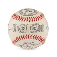 A Multi Signed Autograph Baseball Featuring George Sisler and Ford Frick (Beckett Authentication Services Letter of Authenticity)