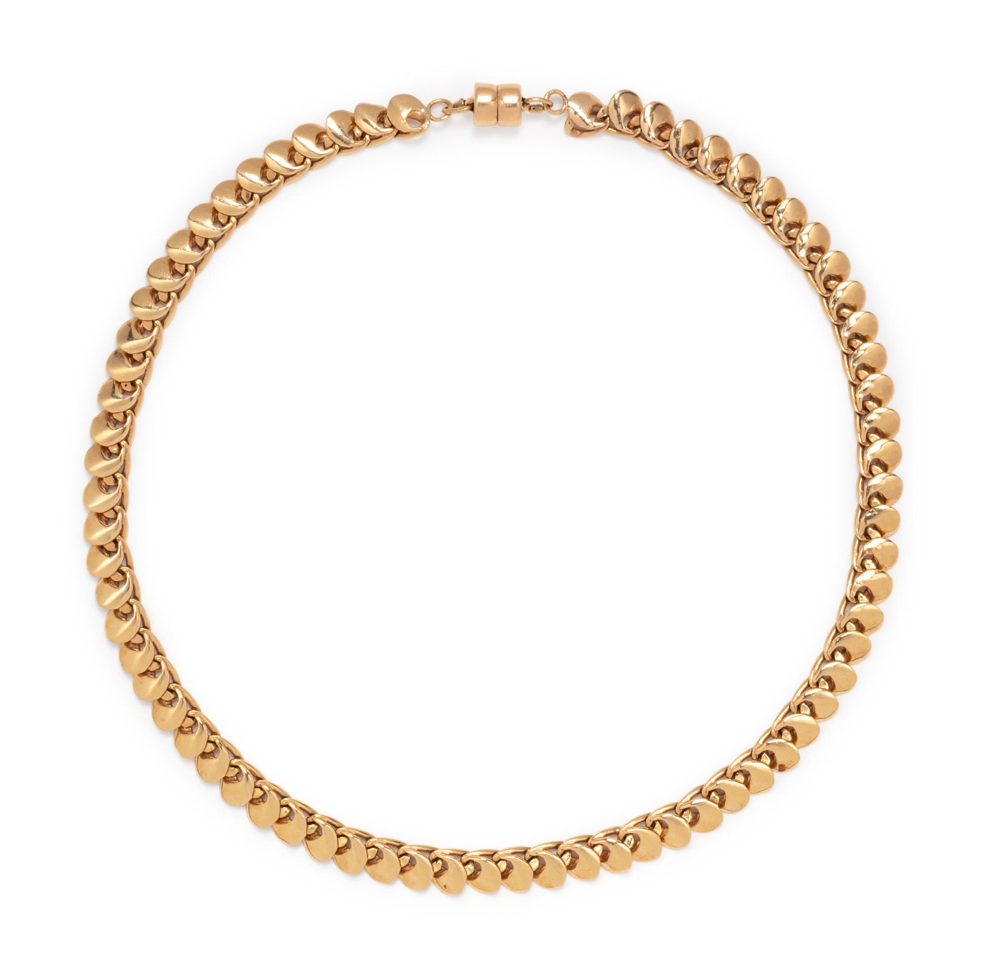 YELLOW GOLD NECKLACE