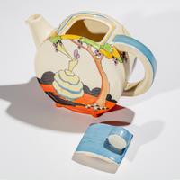 Clarice Cliff (English, 1899–1972) — Idyll pattern Tea Service, 8 pieces