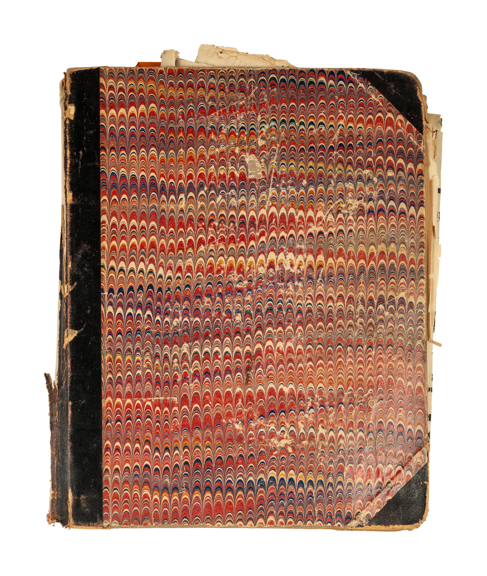 A Historical Princeton Scrapbook Featuring Princeton vs. Yale Nov. 28 Championship Game Football Ticket at Berkely Oval, ca. 1889-90