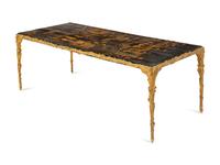 A French Gilt Bronze and Chinese Lacquer Cocktail Table