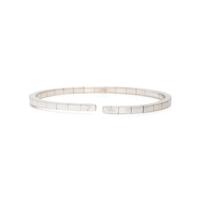 Diamond and White Gold Flexible Cuff Bracelet