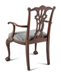 A George III Mahogany Armchair