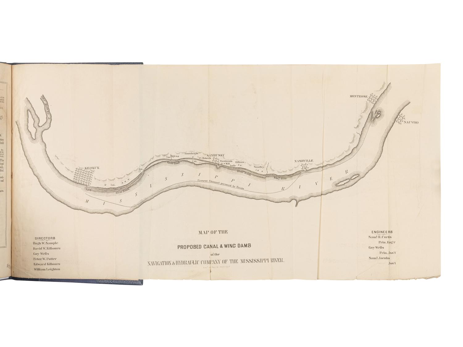 [MISSISSIPPI ENGINEERING -- DREDGING & FLOODING]. A group of 28 works, including: