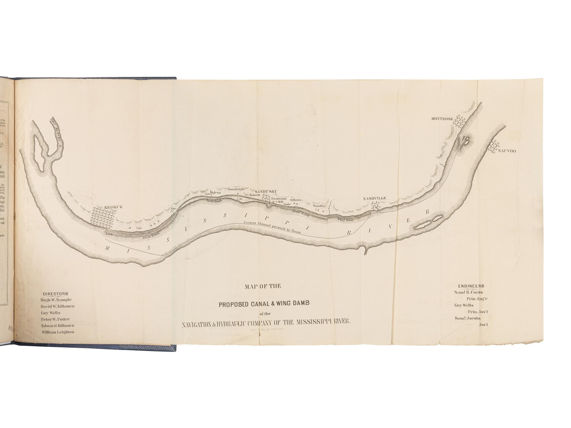 [MISSISSIPPI ENGINEERING -- DREDGING & FLOODING]. A group of 28 works, including: