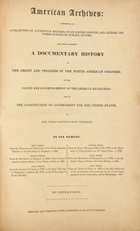 [Americana] [Declaration of Independence] (Force, Peter): In Congress, July 4, 1776. The unanimous Declaration of the thirteen united States of America