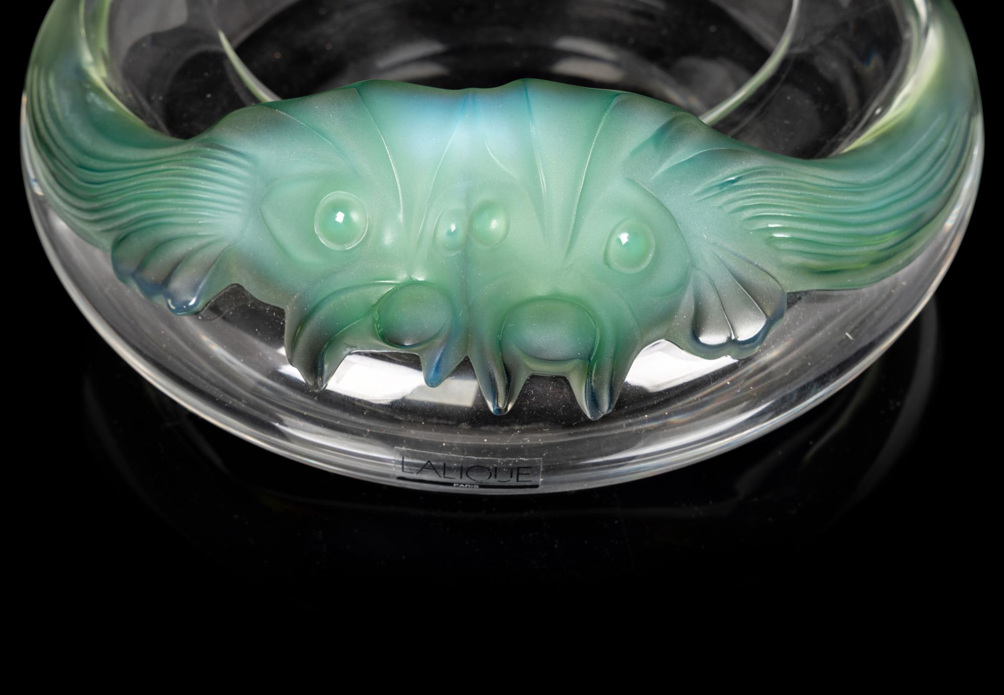 A Lalique Yeso Antinea Bowl