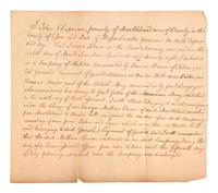 [REVOLUTIONARY WAR]. A group of documents related to Revolutionary War-era figures including signatures of Daniel Brodhead and O.H. Williams.