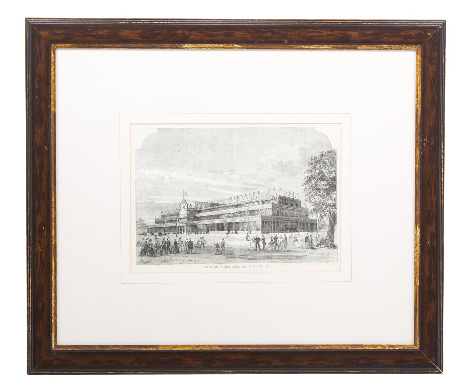 A Group of Ten Black and White Prints Sight size 6 x 8 1/2 inches — 19TH CENTURY