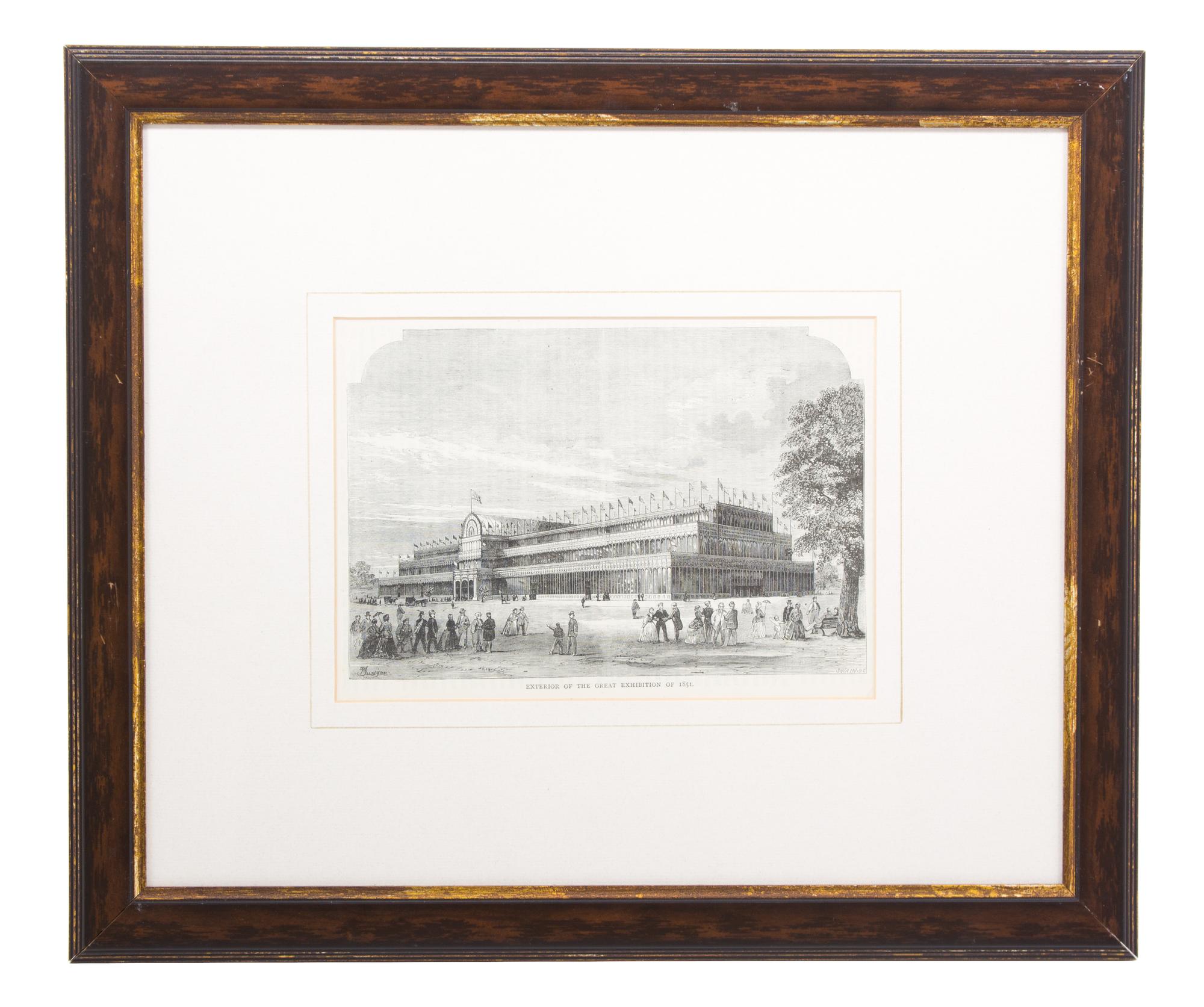 A Group of Ten Black and White Prints Sight size 6 x 8 1/2 inches — 19TH CENTURY