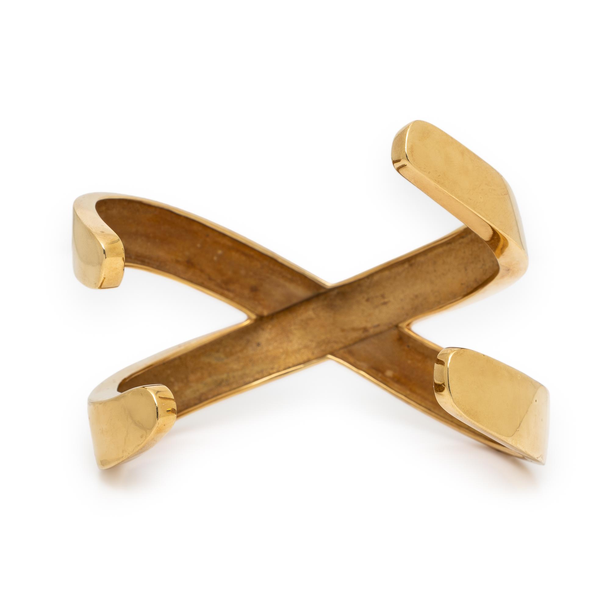 Tiffany & Co., Paloma Picasso, 'Graffiti', Yellow Gold Cuff Bracelet