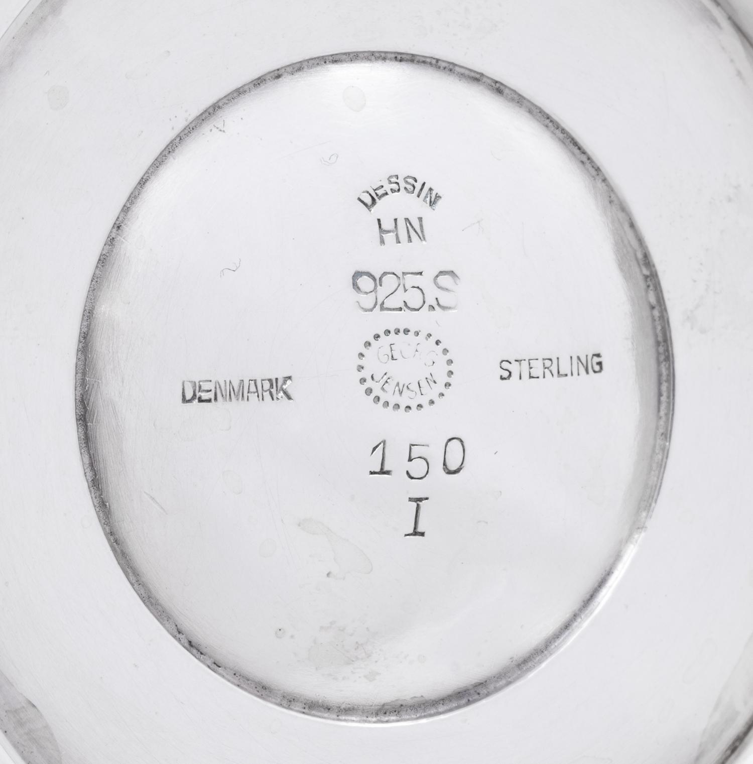 A Harald Nielsen for Georg Jensen Silver Covered Bowl