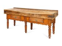 A French Beechwood Billot de Boucher