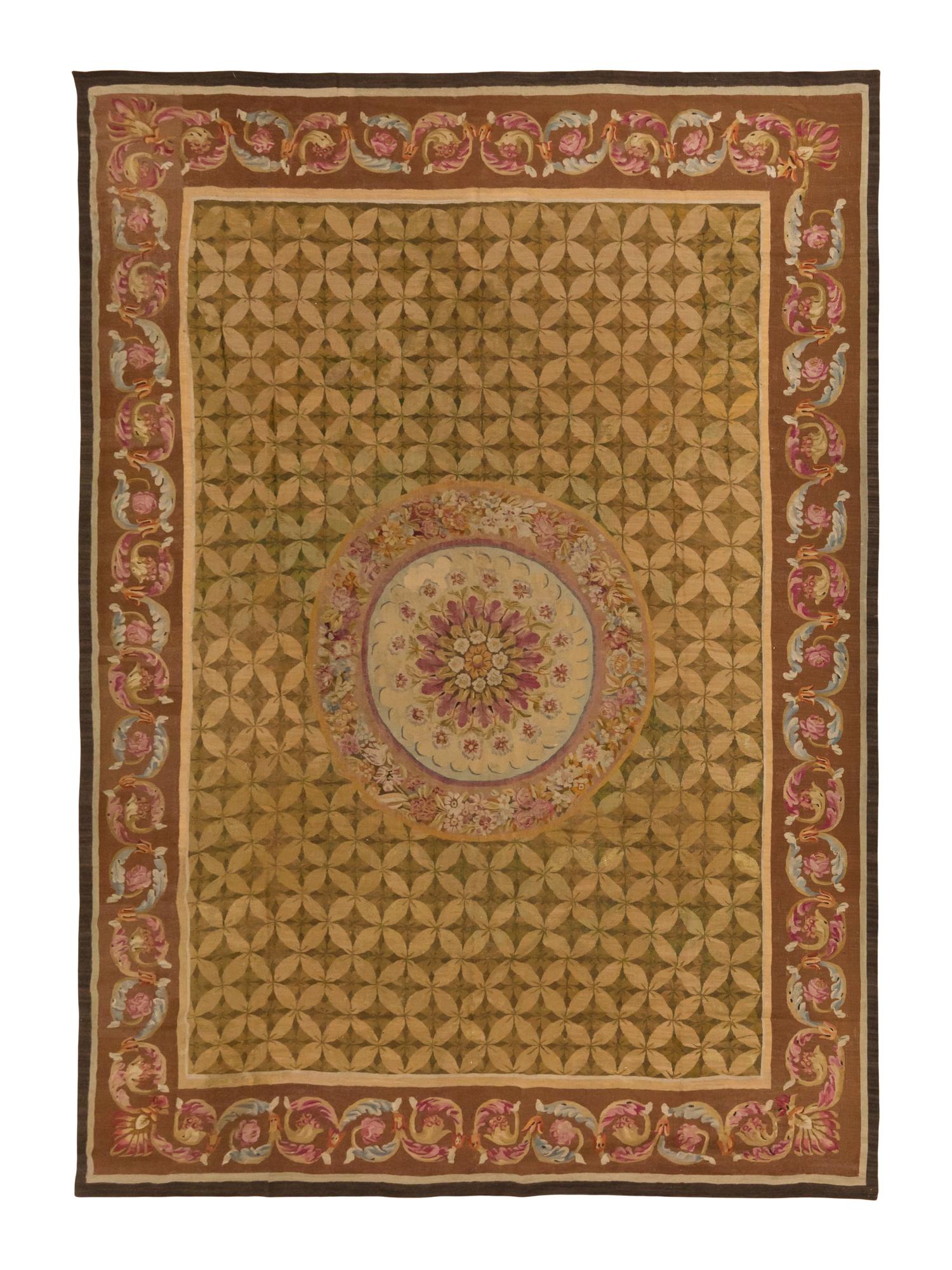 A Charles X Aubusson Carpet