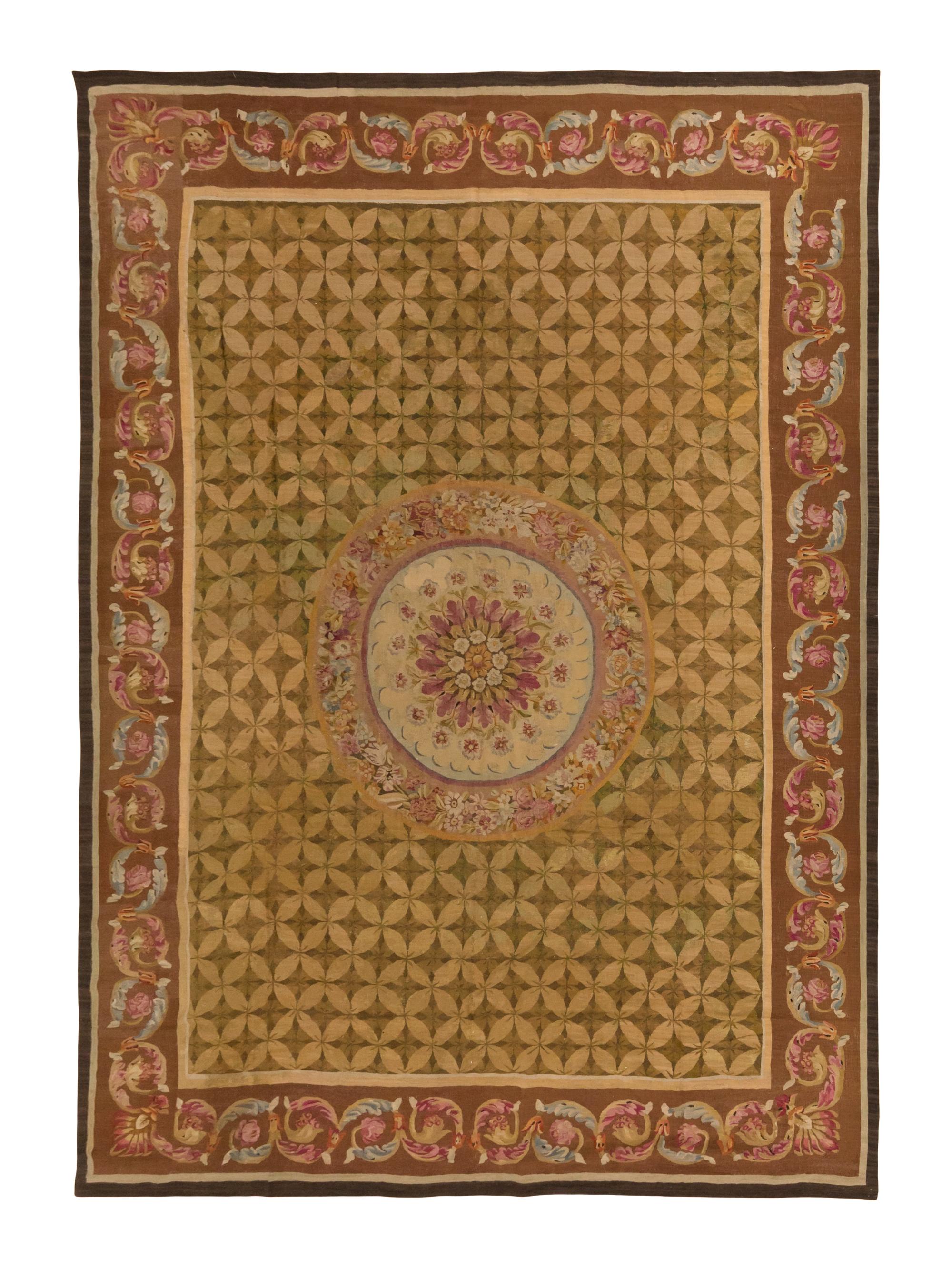 A Charles X Aubusson Carpet