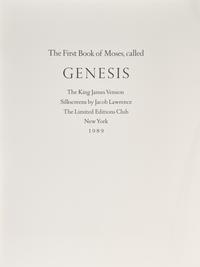 [Limited Editions Club] The First Book of Moses, Called Genesis